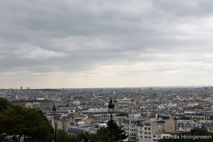 Uitzicht vanaf de Sacre Coeur Parijs