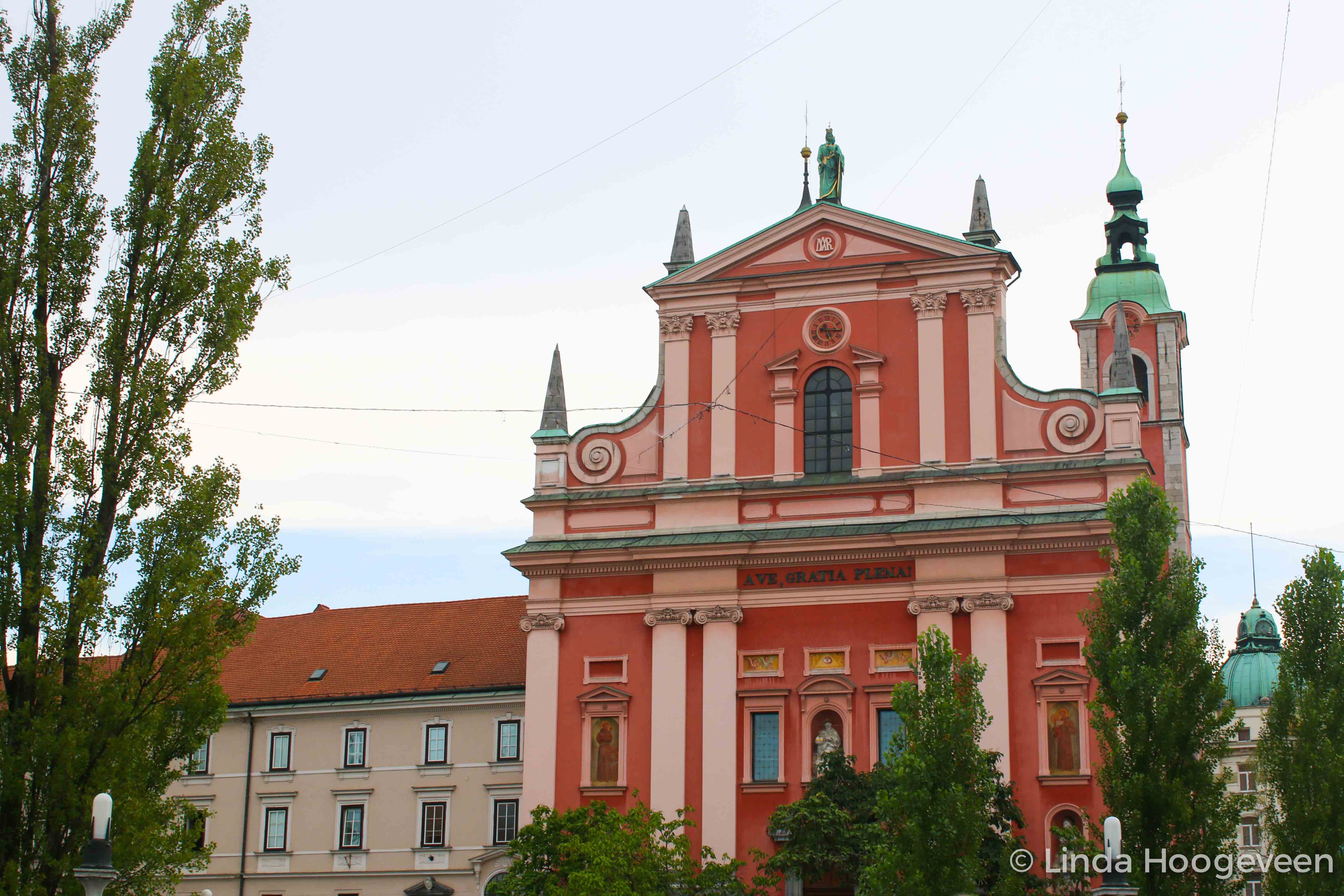 Roze kerk Ljubljana